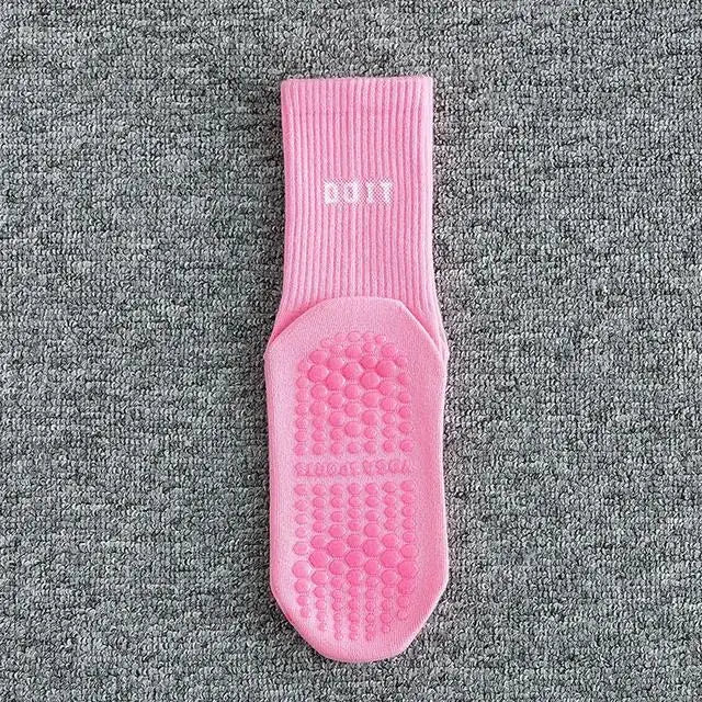 Chaussettes de Yoga Anti-dérapante et Respirantes, Idéales pour Fitness et Pilates - Taille Unique