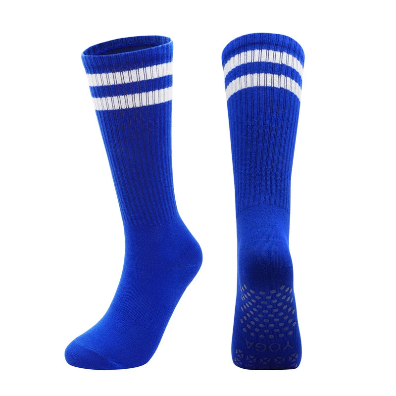 Chaussettes de Yoga Mi-Tube, Adhérence et Confort pour Entraînements - Taille Unique