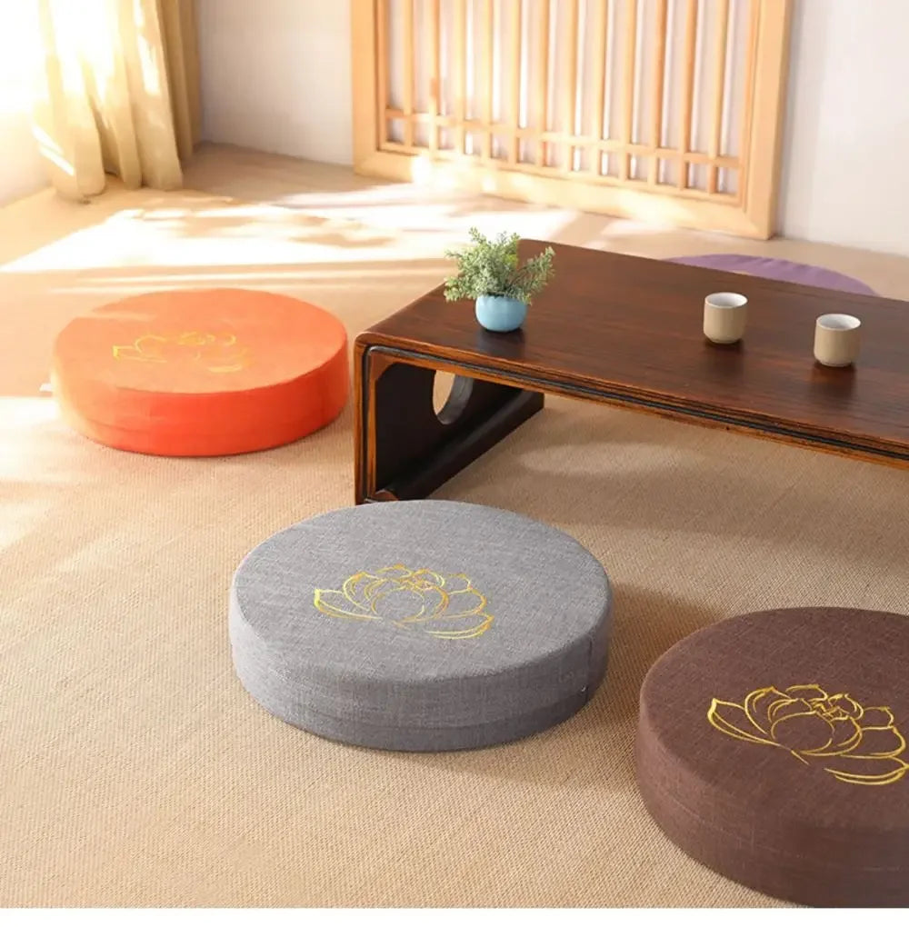 Coussin de Méditation Ergonomique avec Support pour le Dos