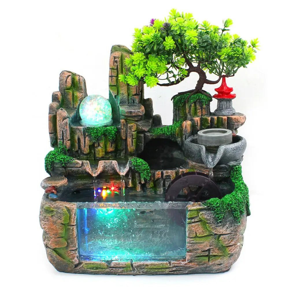 Fontaine d'Intérieur Élégante, Idéale pour Bureau et Méditation