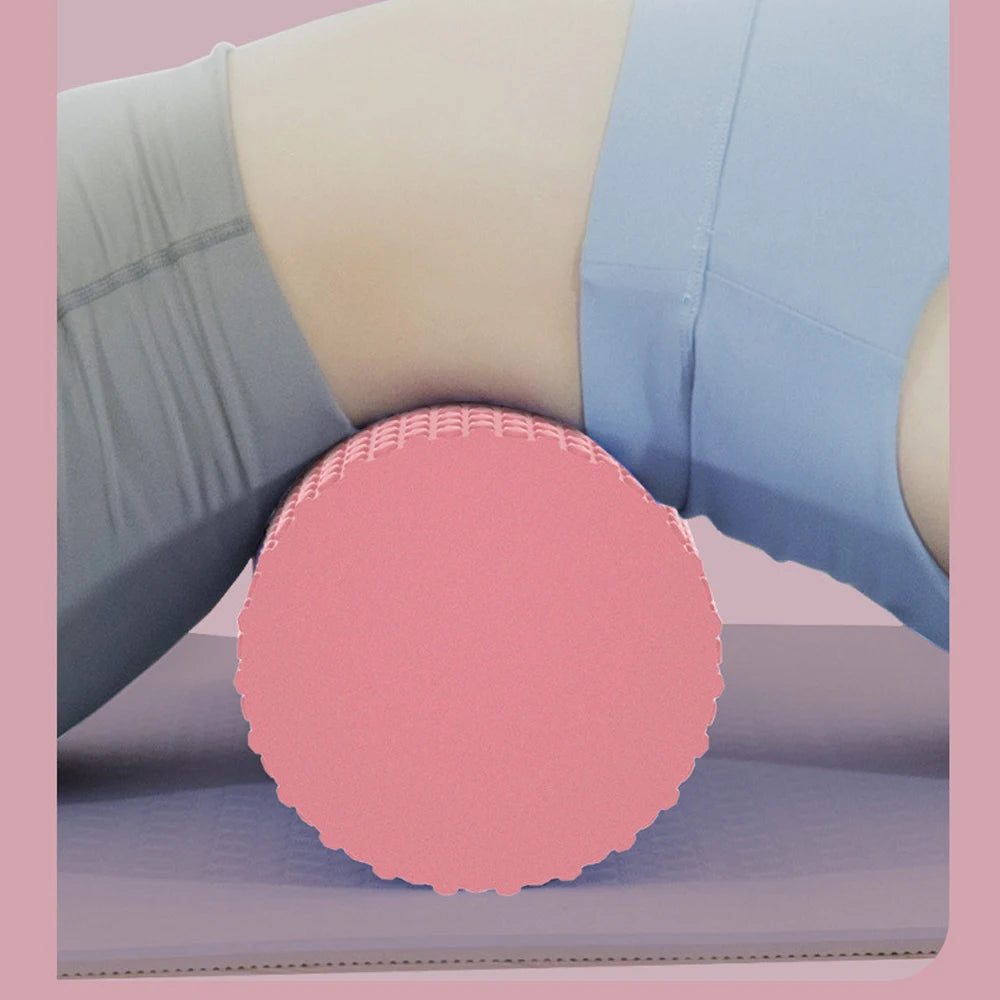 Rouleau Pilates en EVA, Cylindre de Massage et Renforcement Musculaire