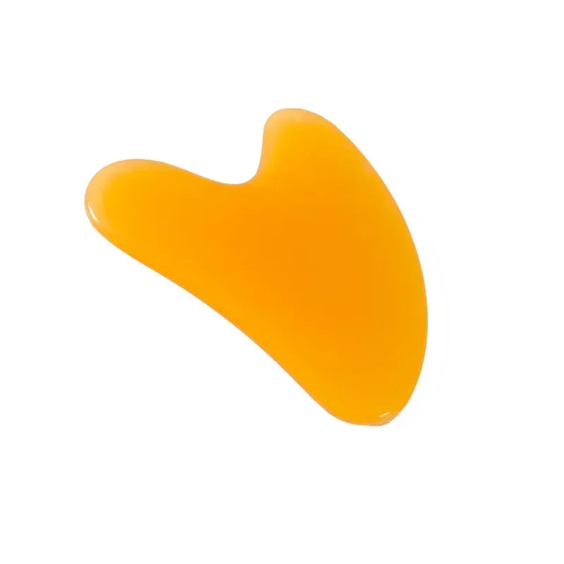Appareil Massage Visage Gua Sha, Plaque de Massage en Cire d’Abeille