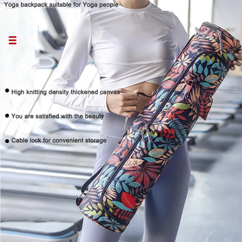 Sacs de Yoga Imprimés, Transport Pratique pour Tapis et Accessoires
