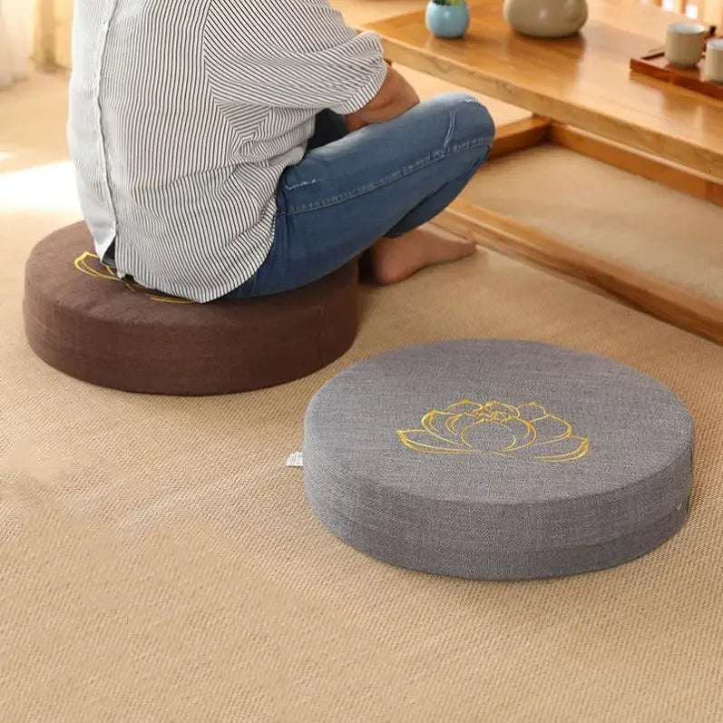 Coussin de Méditation Ergonomique avec Support pour le Dos