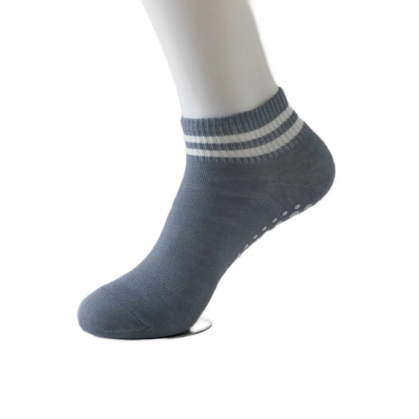 Chaussettes de Yoga avec Double Bandes, Maintien et Adhérence - Taille Unique