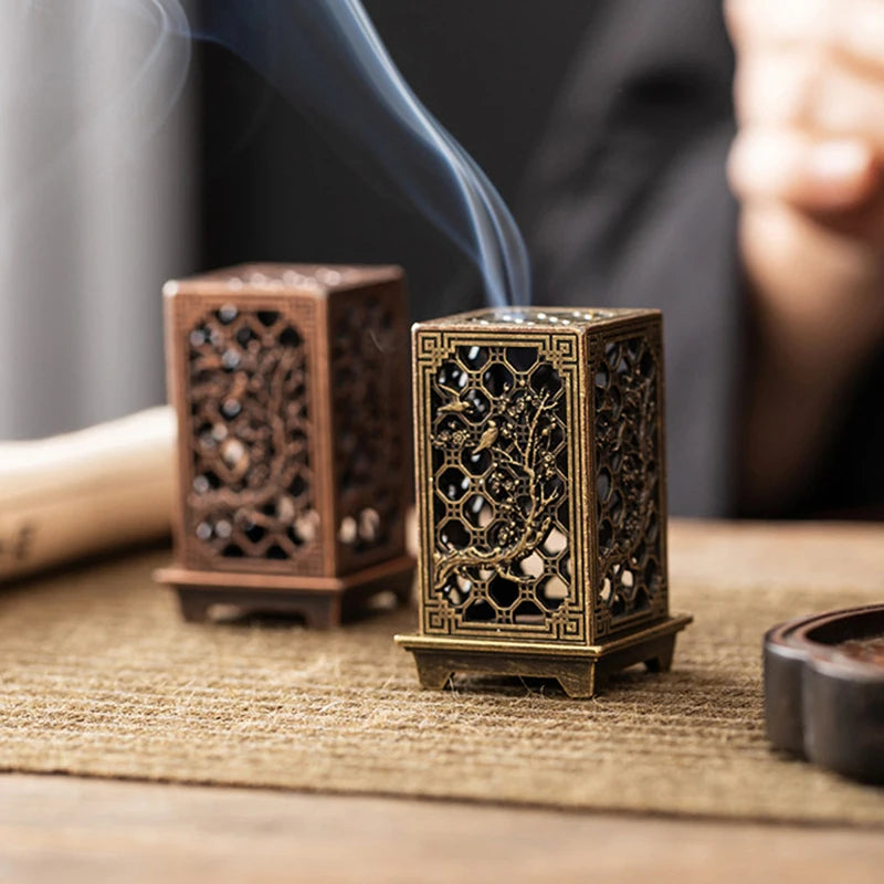 Encensoir en Alliage, Porte-Encens Vertical pour Aromathérapie