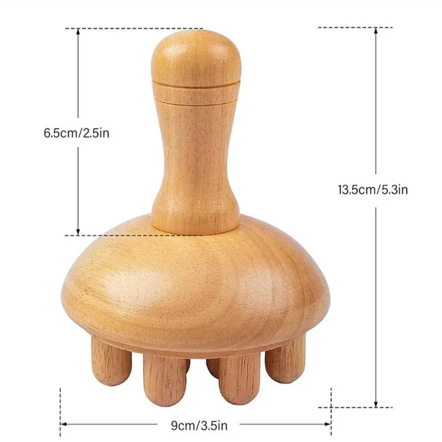 Appareil Massage Dos en Bois, Relaxation et Soulagement Musculaire