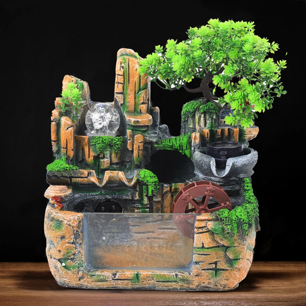 Fontaine d'Intérieur Élégante, Idéale pour Bureau et Méditation