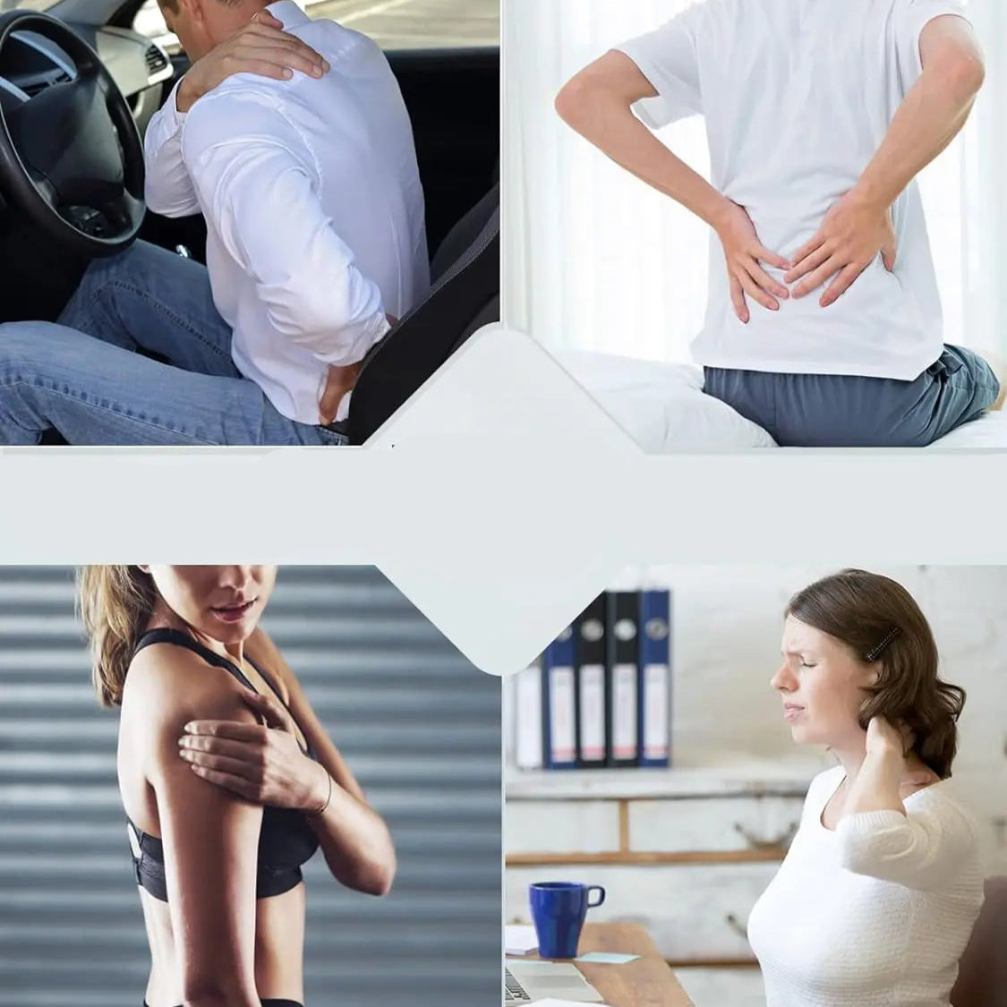 Appareil Massage Cou et Épaules, Coussin Chauffant à Pétrissage