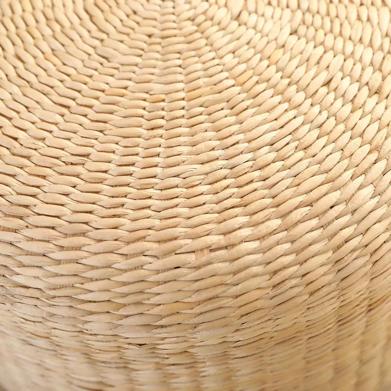 Coussin de Méditation Tatami Rond en Paille Naturelle et Confortable