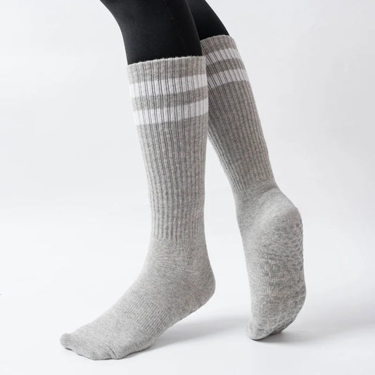 GAIAM Chaussettes de Yoga Sans Orteils, Grises, grises GAIAM Chaussettes de Yoga Sans Orteils, Grises, grises